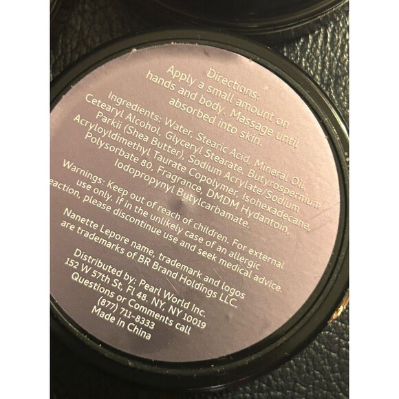 3 Scents Nanette Lepore Luna Body Lotions with Shea Butters 50ml/1.69oz Flowers - Picture 7 of 11